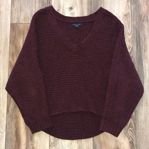America Eagle maroon sweater